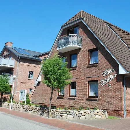 Haus Kaehler 1 5 Апартаменты Бюзум
